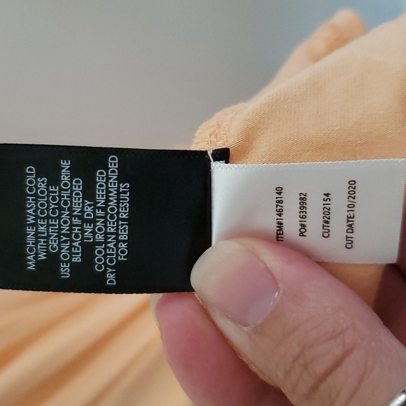 Torrid super soft knit orange sherbet midi maxi dress, tiered skirt, Torrid sz 1 - Picture 9 of 9